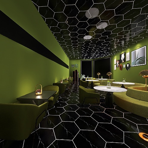 The green room 3d design renderings