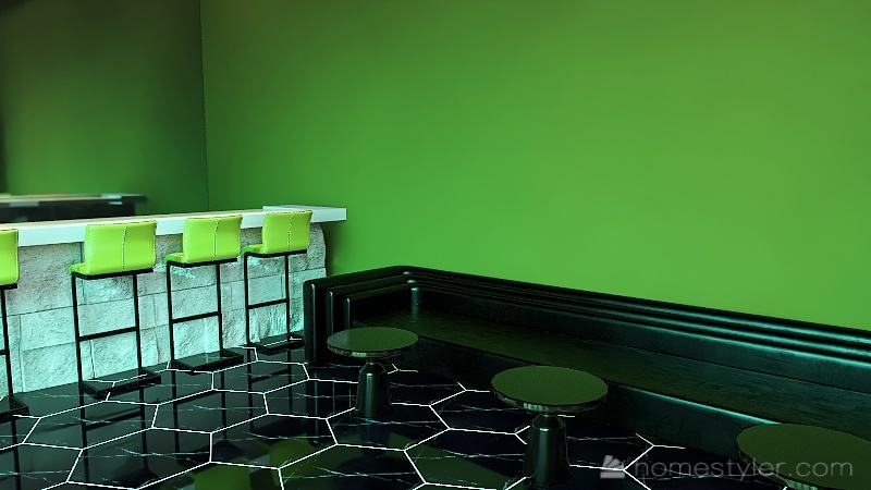 The green room 3d design renderings