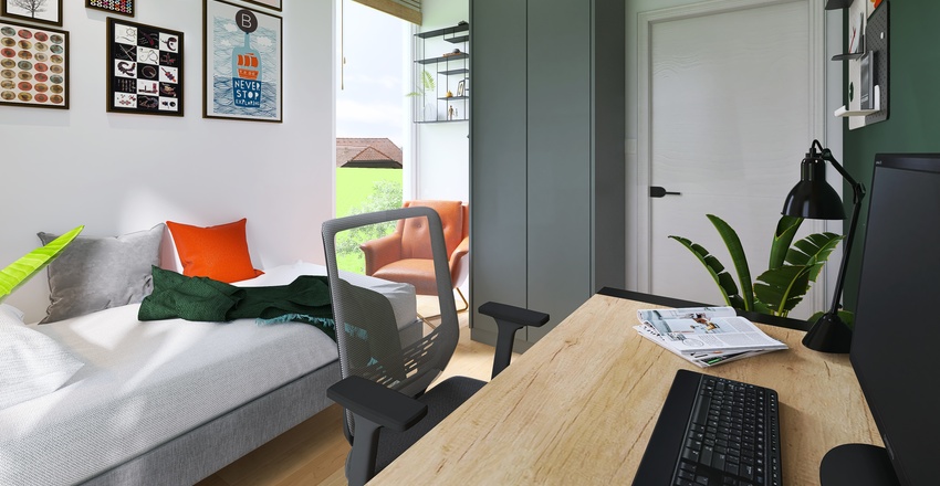 #TerracedHouse - Radomsko 129 3d design renderings