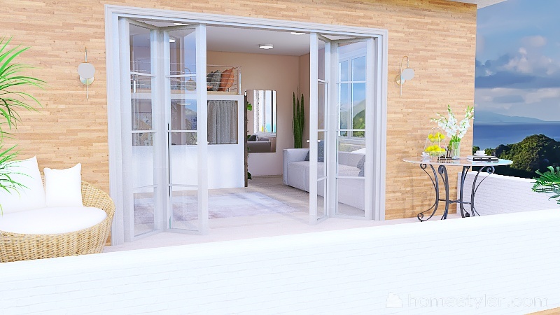 Modern Sardinian House 3d design renderings