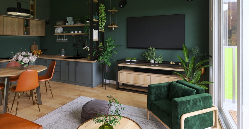 #TerracedHouse - Radomsko 129 3d design renderings