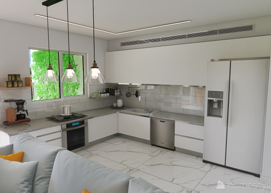 New_Apartment_Standard kitchen Design Rendering