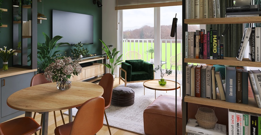 #TerracedHouse - Radomsko 129 3d design renderings