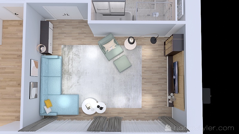 второй вар гостиной Виктория 3d design renderings