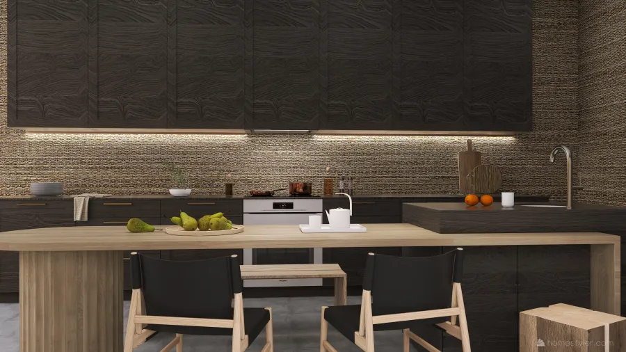 Modern Dining Room 3d design renderings