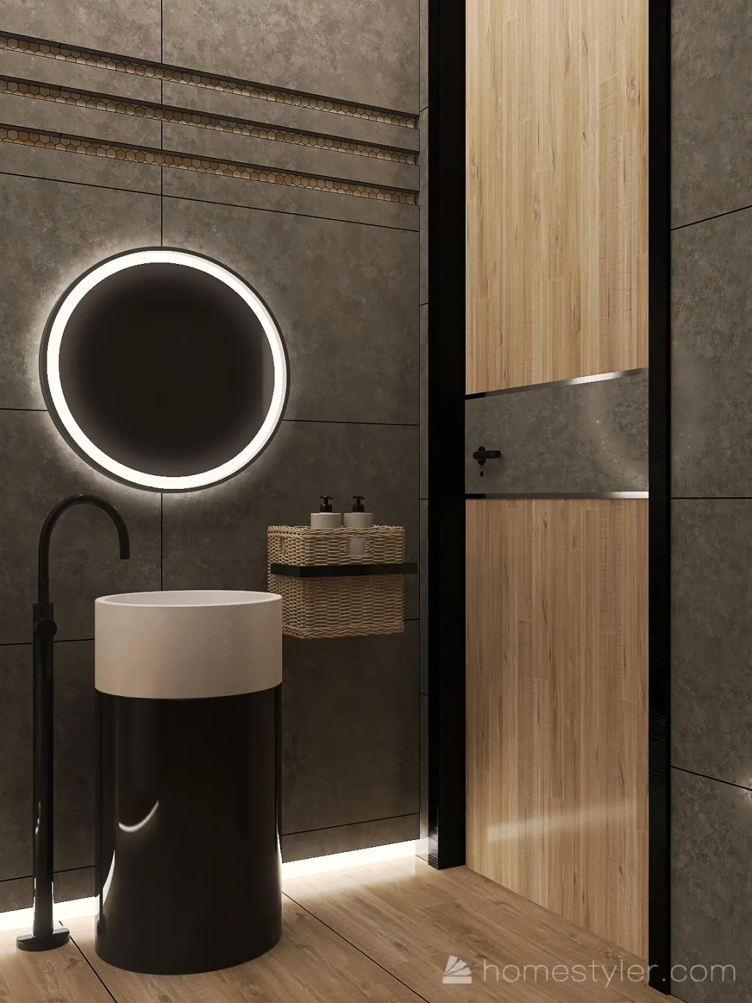 корректировки туалет 3d design renderings