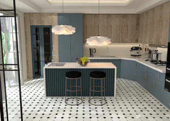 #KitchenContest- Escape Apartment Design Rendering