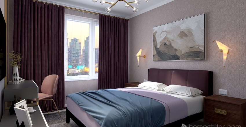 наша спальня 3d design renderings