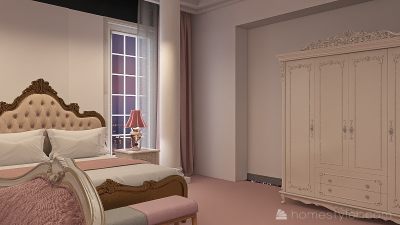 Room 1- Classic Black and White 3d design renderings