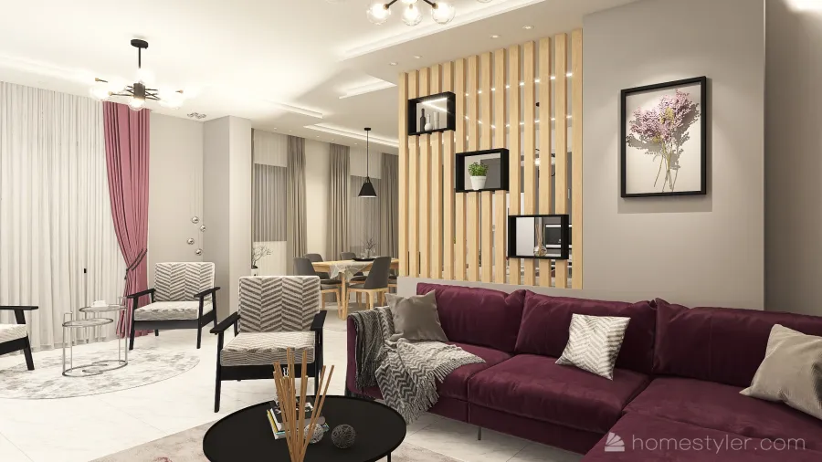 100 MSQ Apartment 3d design renderings