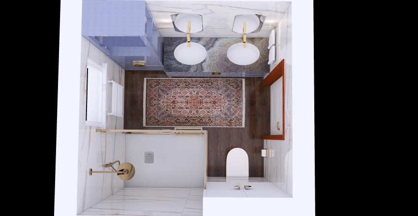 Copy of łazienka blat 3d design renderings