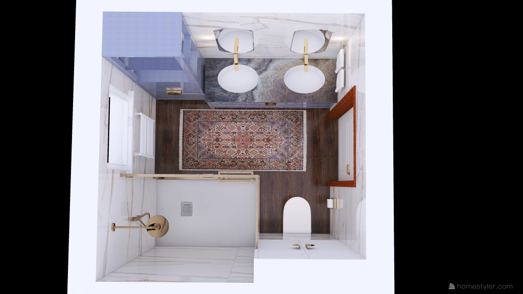 Copy of łazienka blat 3d design renderings