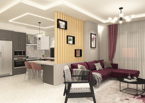 100 MSQ Apartment Design Rendering