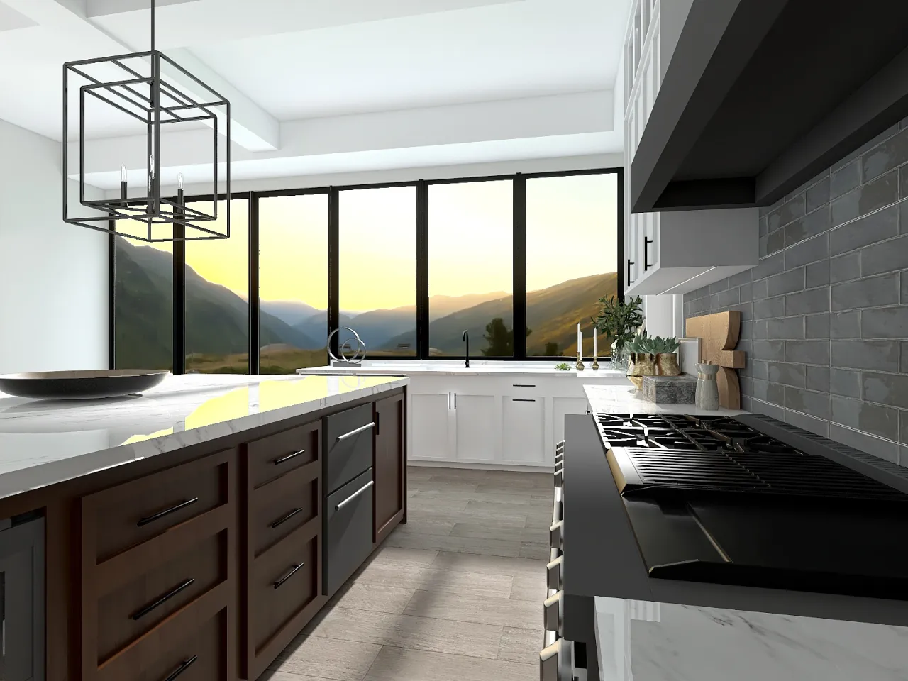 Kitchen 3d design renderings