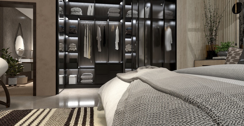 Master Bedroom 3d design renderings