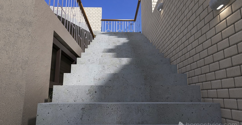 The house with thousand steps! 3d design renderings