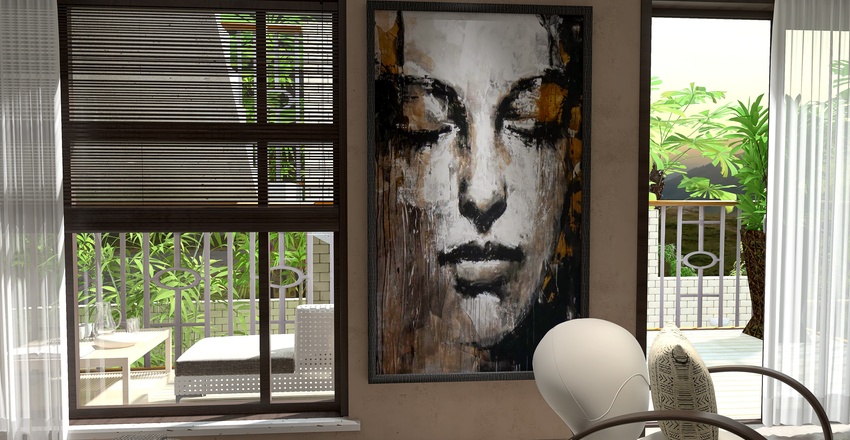 Master Bedroom 3d design renderings