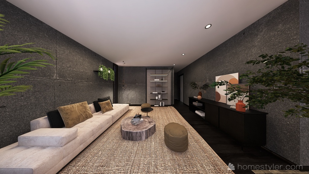 Wabi sabi  House 3d design renderings