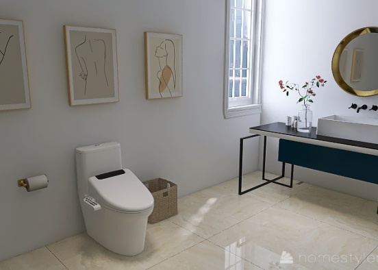 universal bathroom design Design Rendering