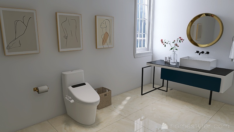 universal bathroom design 3d design renderings