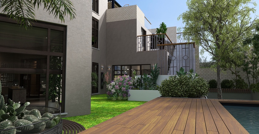 The house with thousand steps! 3d design renderings