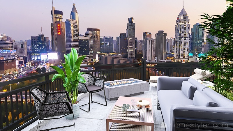 Living Area 3d design renderings