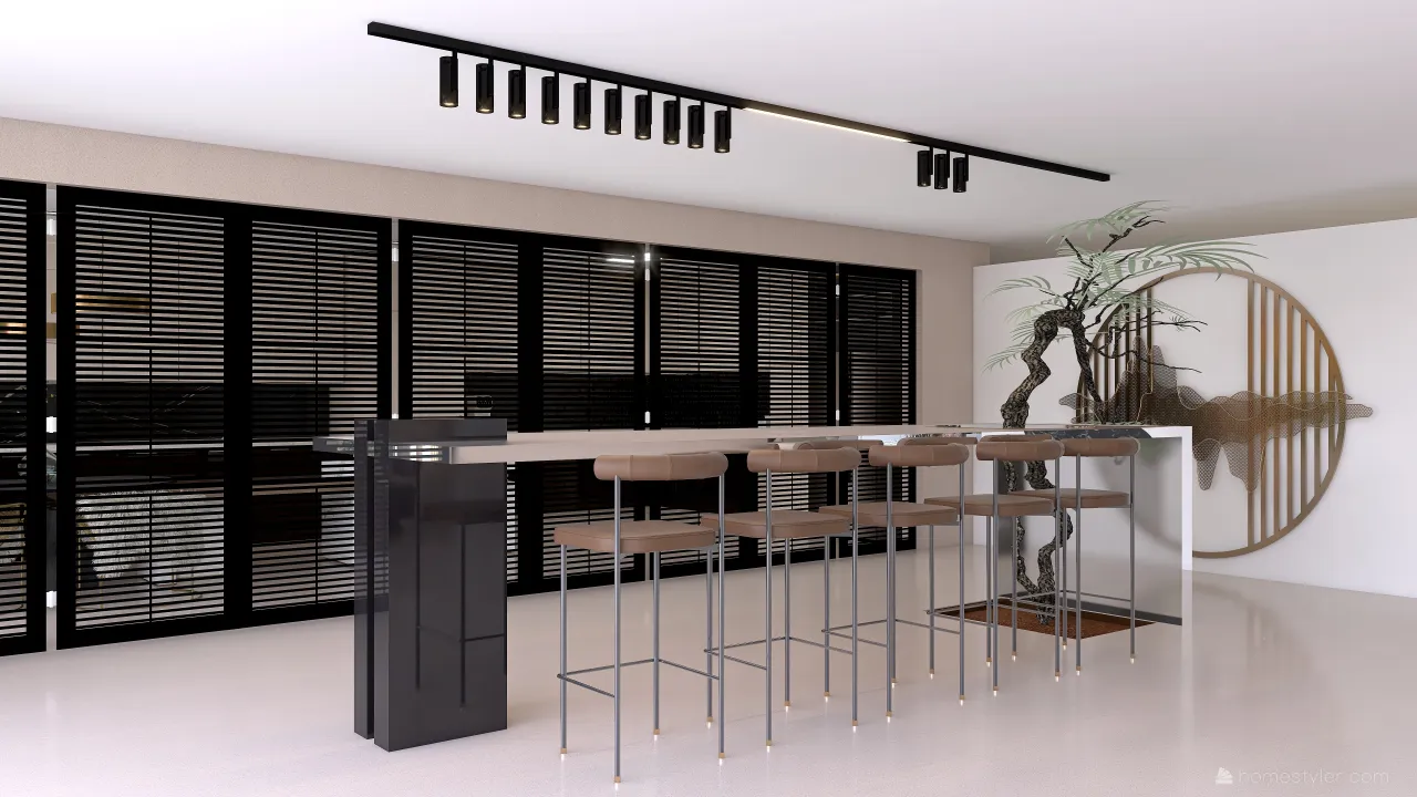 LivingDiningRoom 3d design renderings