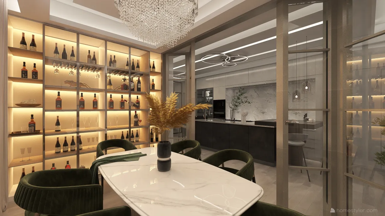 DiningRoom 3d design renderings