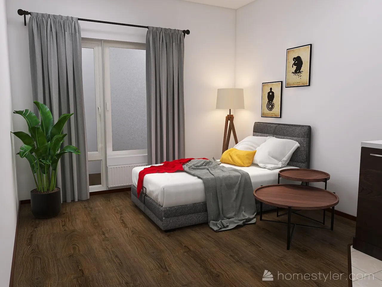 Homestaging apartment I Хоумстейджинг съемной квартиры для Алексея 3d design renderings