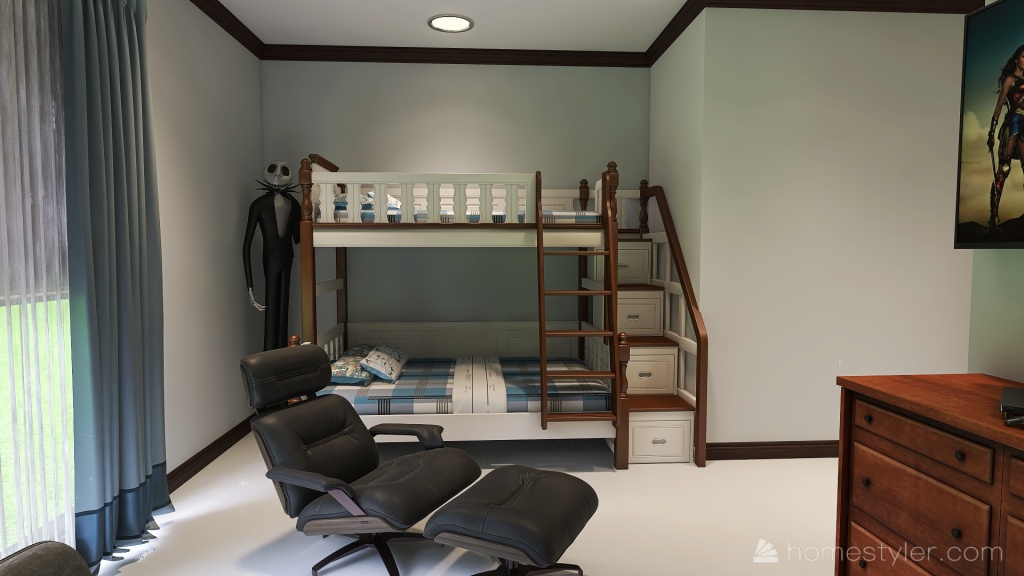 Contemporary Bedroom 2 3d design renderings