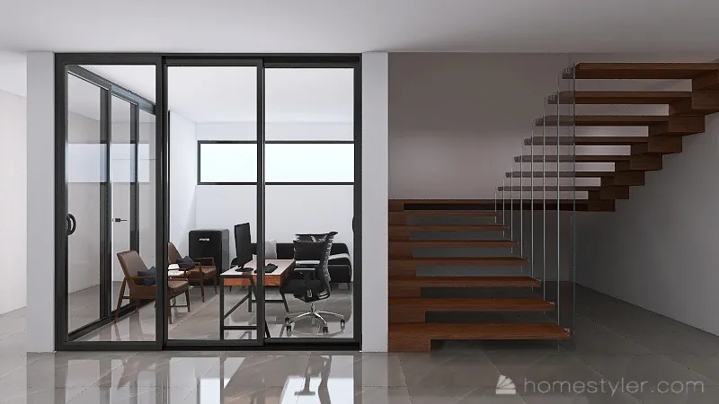 Emiliano Bonaldi - Oficinas 3d design renderings