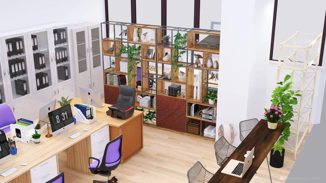 Văn phòng mới copy 3d design renderings
