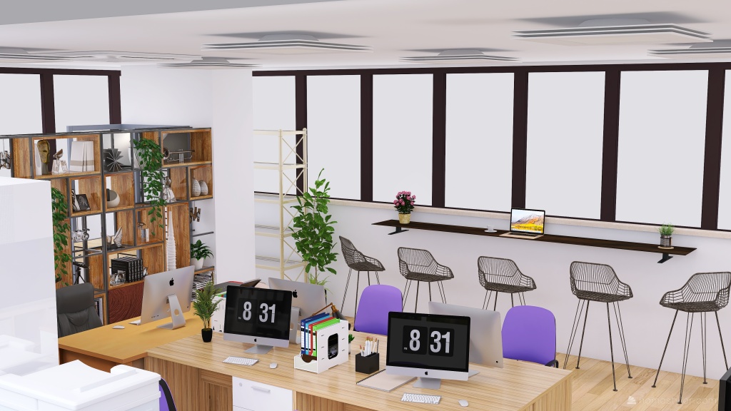 Văn phòng mới - 1 3d design renderings