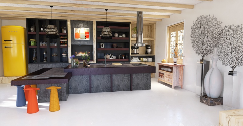 #Kitchencontest,inspiration libre 3d design renderings