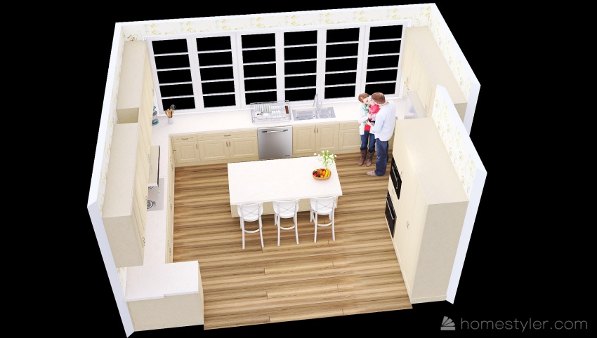 Simple Country Life #KitchenContest 3d design picture 22.48