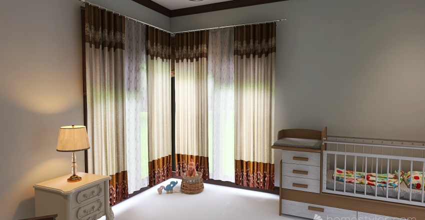 Contemporary Bedroom 3 3d design renderings