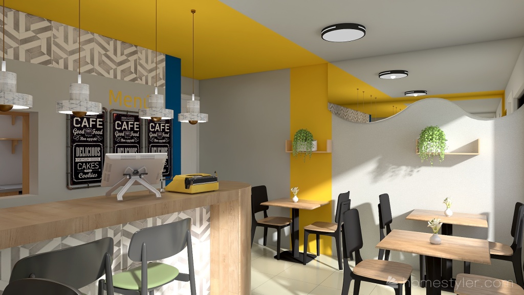 caffeteriaa 3d design renderings