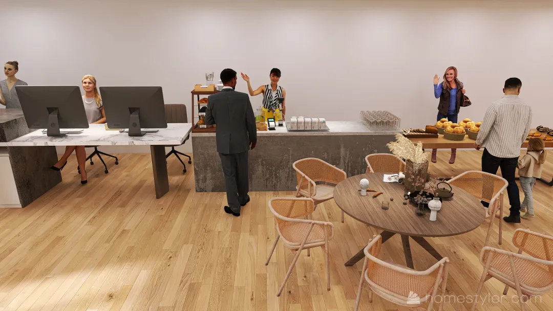 #KitchenContest-Restaurant 3d design renderings