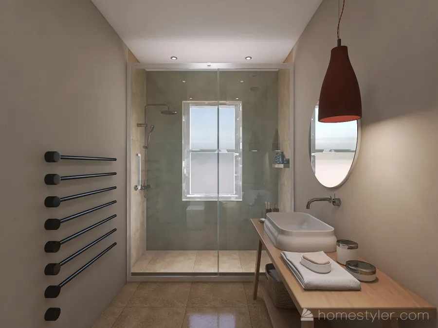 WoodTones Bathroom 3d design renderings