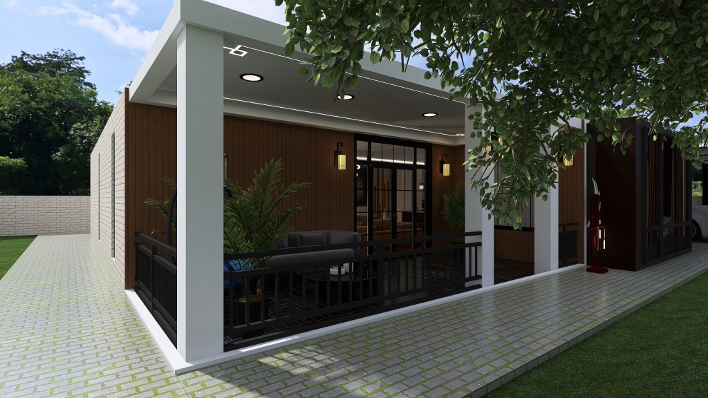 Contemporary AD Project House 3d design renderings