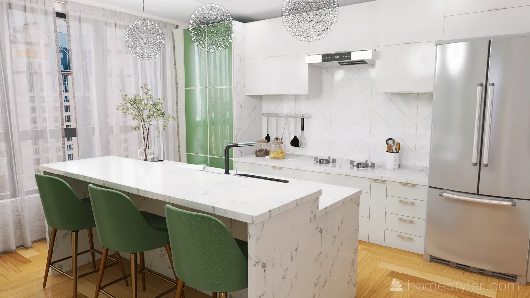 #KitchenContest_VerdePaz 3d design renderings