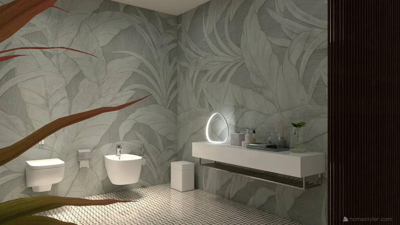 Bathroom 3d design renderings