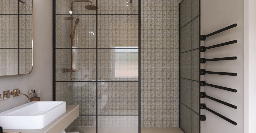 WoodTones Master Bathroom 3d design renderings