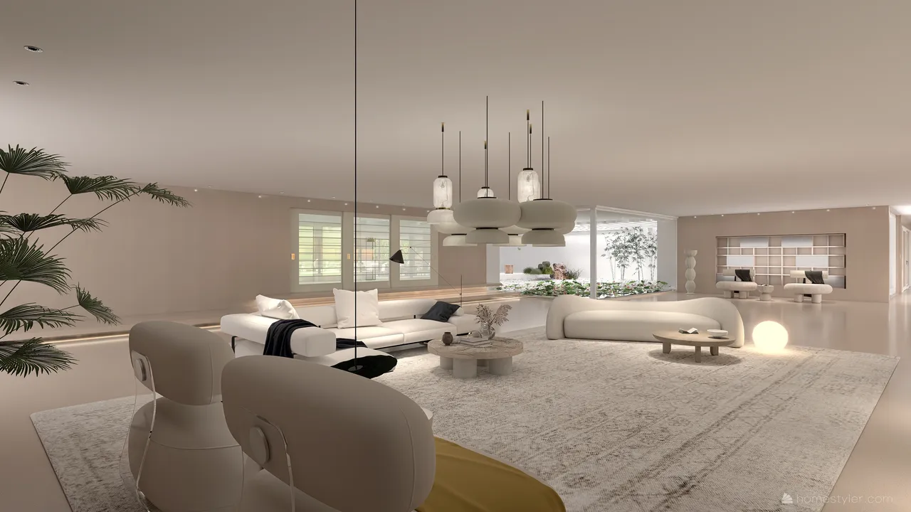 LivingDiningRoom 3d design renderings