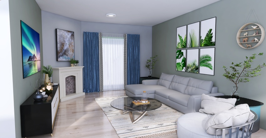 HOUSE 105 3d design renderings