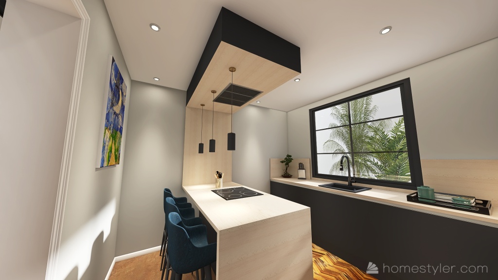 cocina y baño 3d design renderings