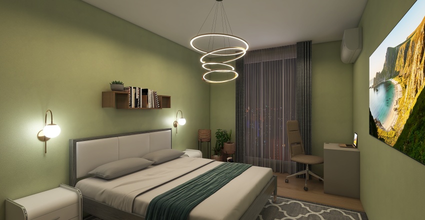 Copy of Copy of  Спальня для Алены1 3d design renderings