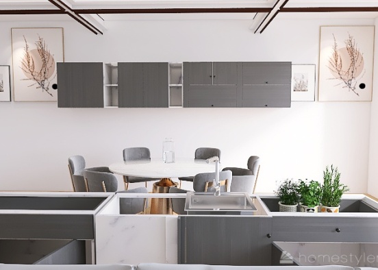 #KitchenContest-New York Apartment Design Rendering