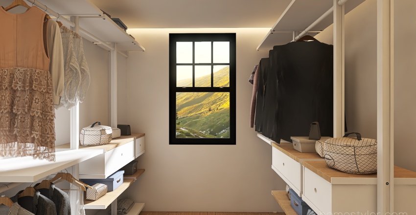 Farmhouse Laundry Room 3d design renderings