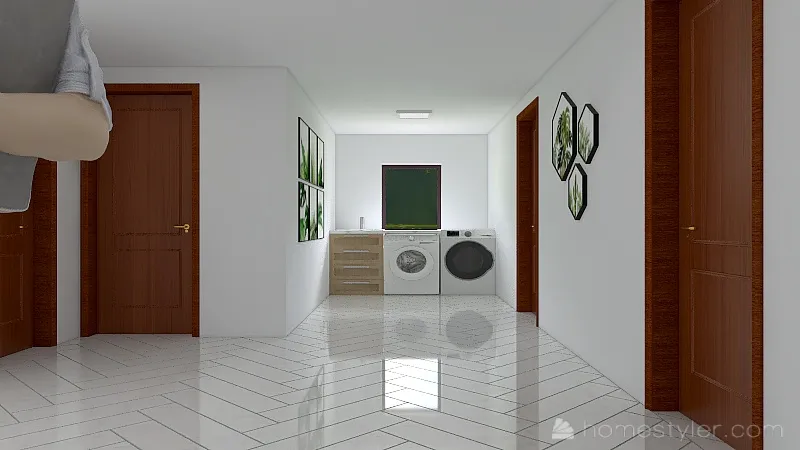 HOUSE SIMPLE 3d design renderings